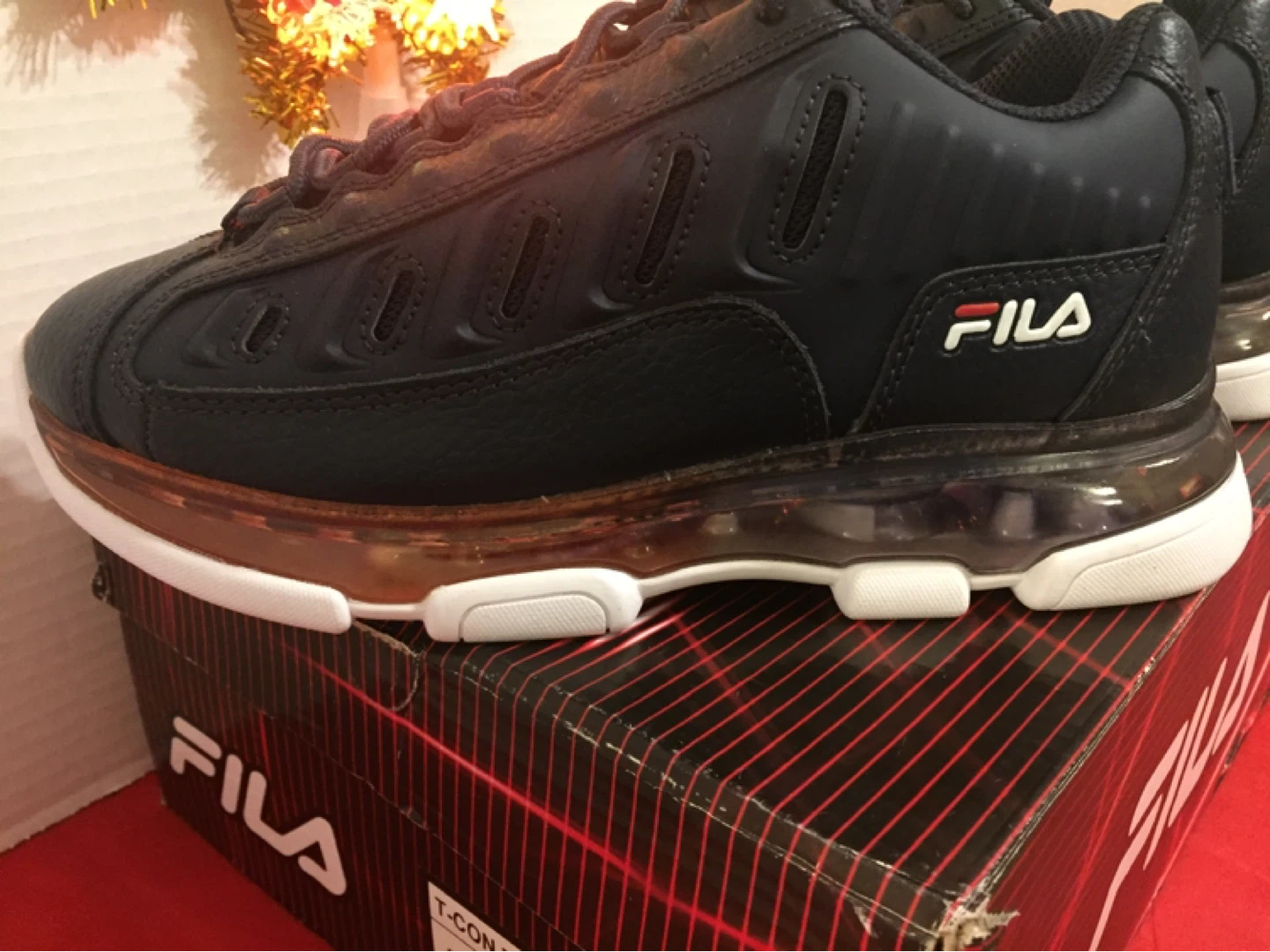 Fila Men's T-CON 712 Navy Running Shoes Size 5 - photo 4