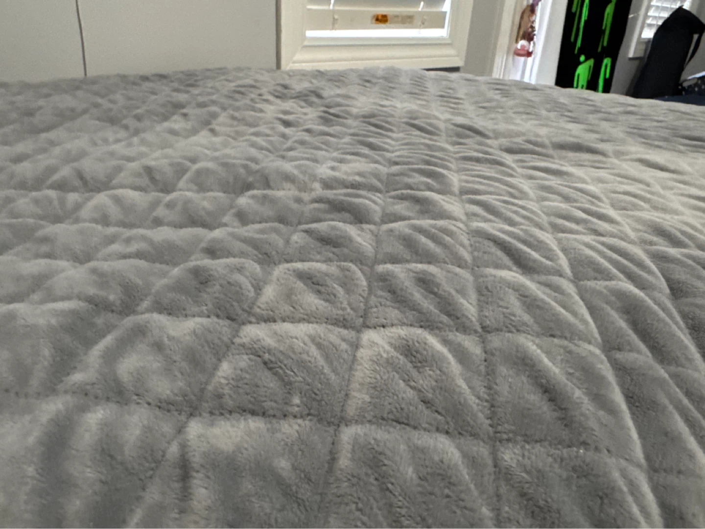 Gravid Grey Quilted Blanket - photo 2