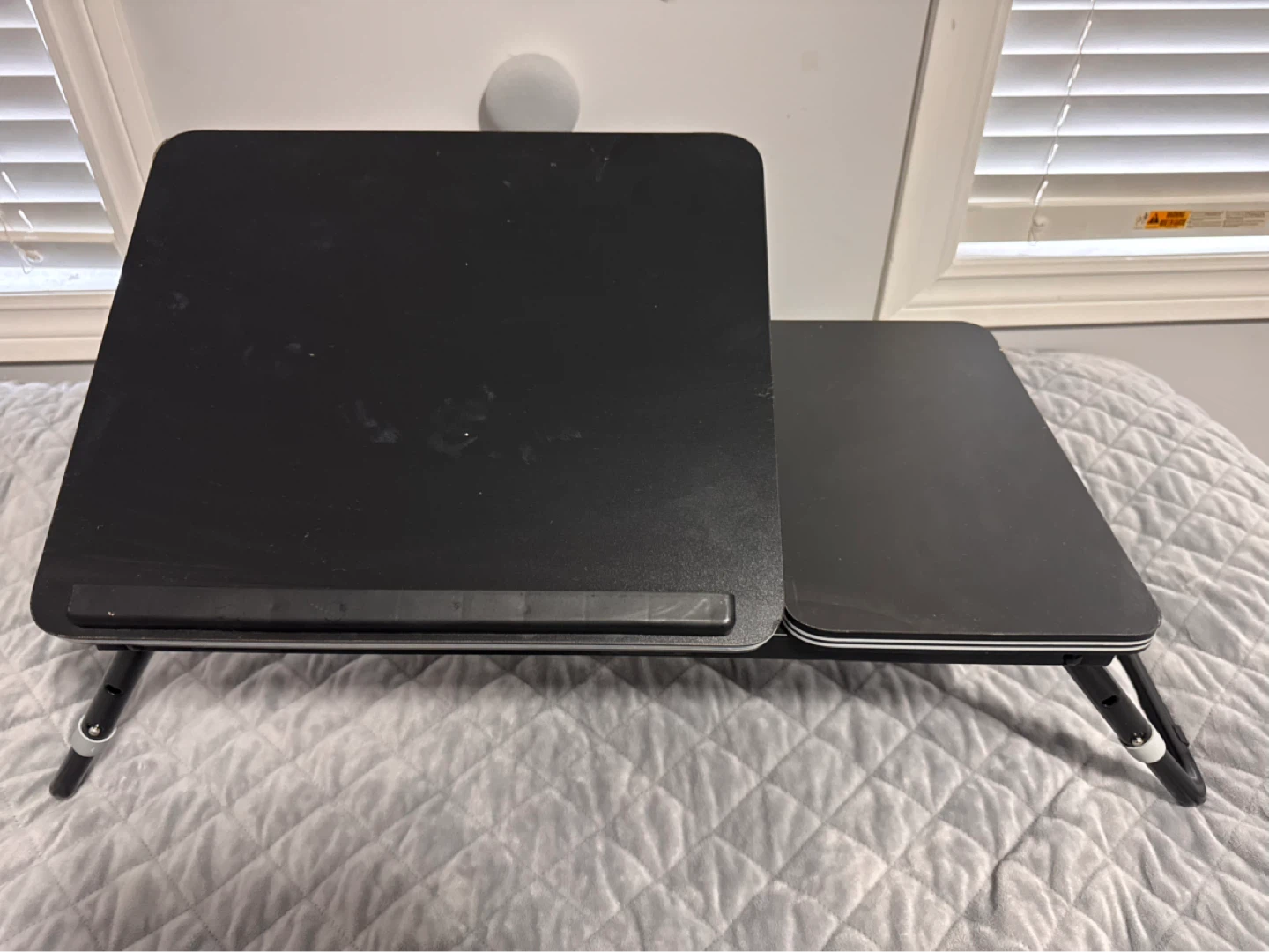 Black Laptop Bed Tray Table - photo 5