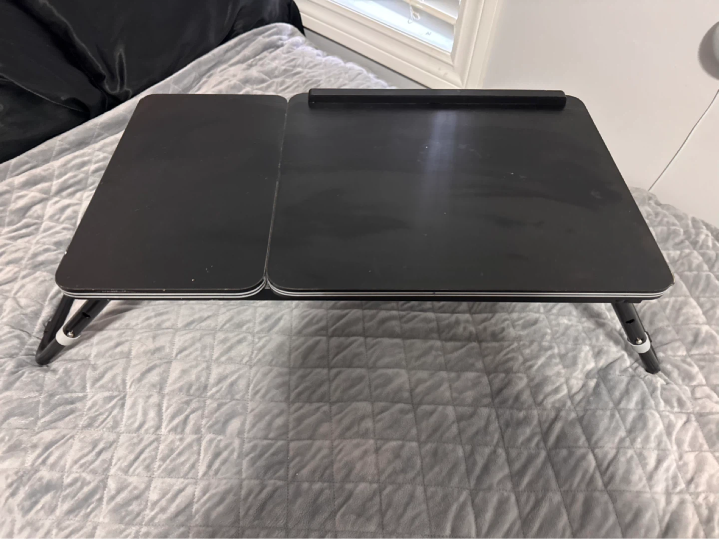 Black Laptop Bed Tray Table - photo 3