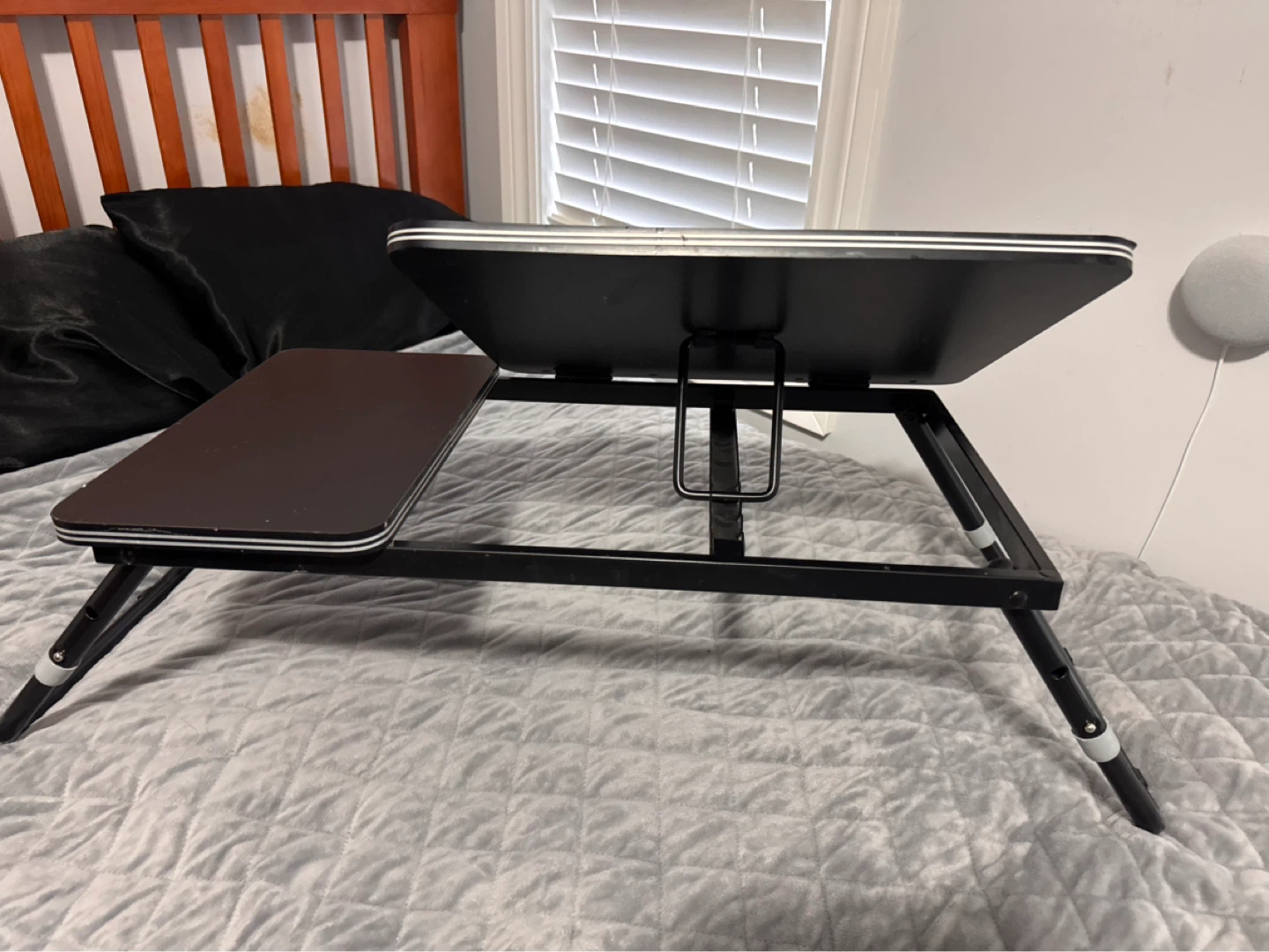 Black Laptop Bed Tray Table - photo 4