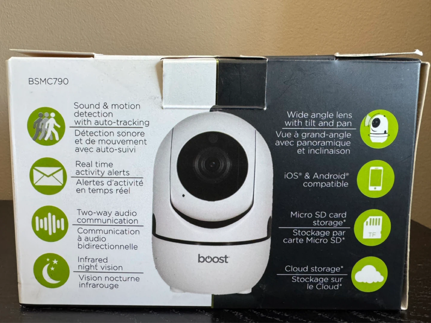 Boost WiFi Security Camera with Auto-Tracking - photo 2