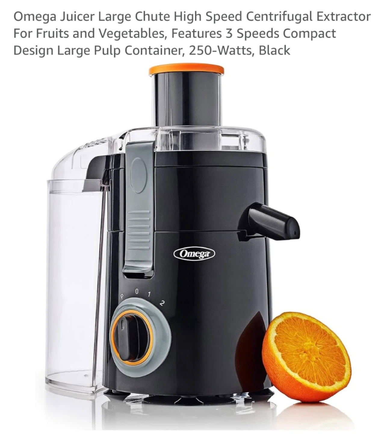 New Omega Juicer Large Chute High Speed Centrifugal Extractor
