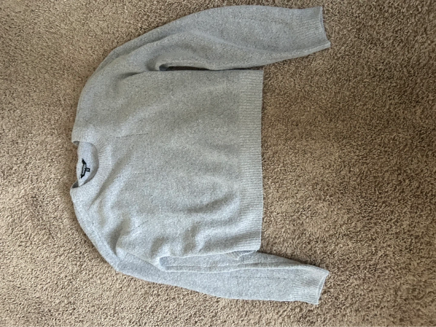 George Women's Light Grey Crewneck Sweater