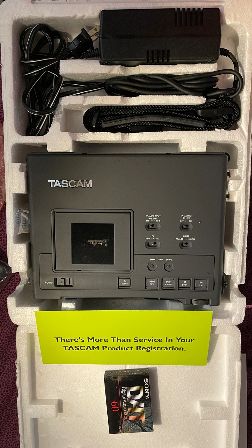 Tascam DA-P1 portable DAT recorder