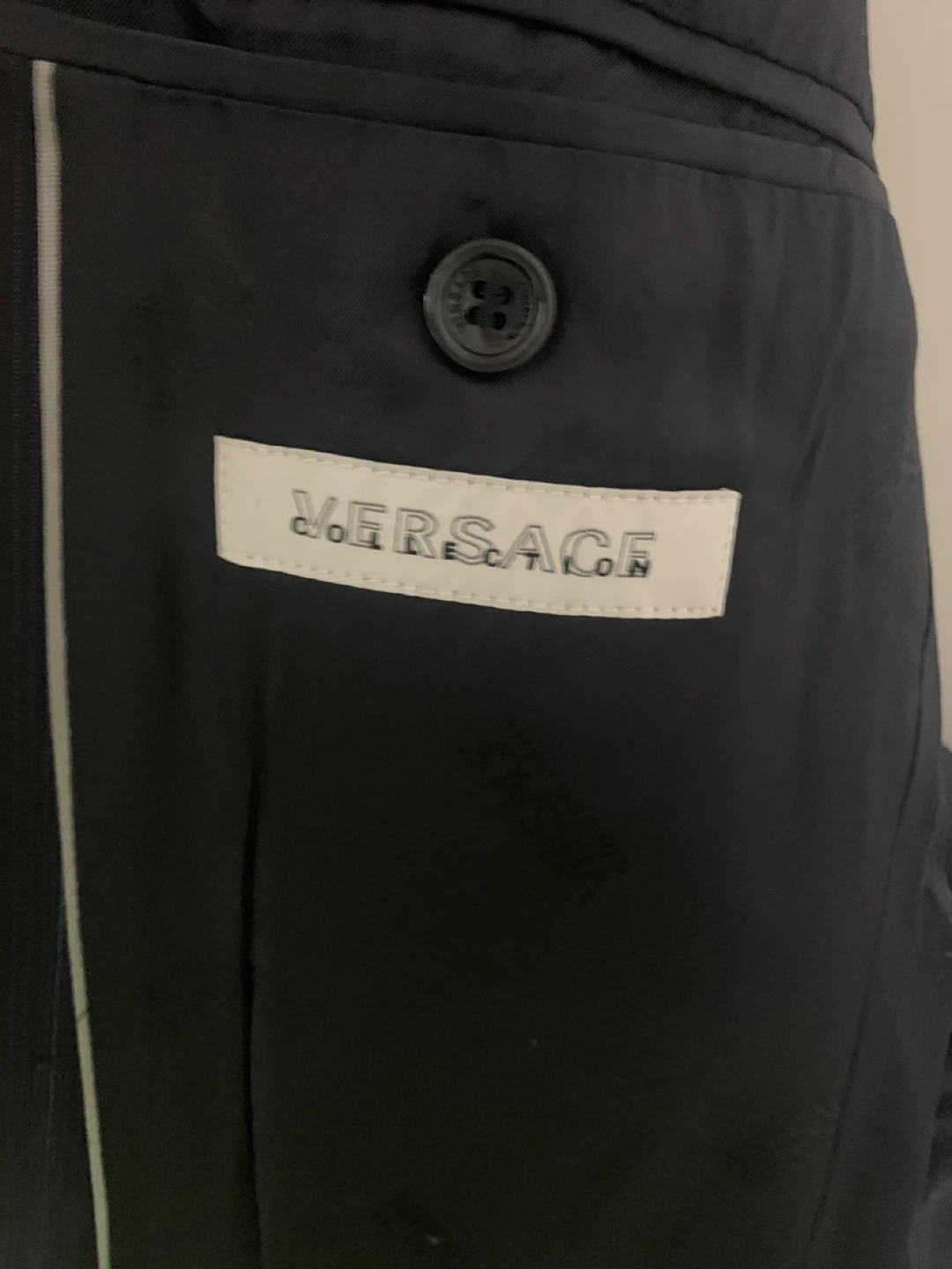 Versace Men's Pinstripe Suit Jacket - photo 3