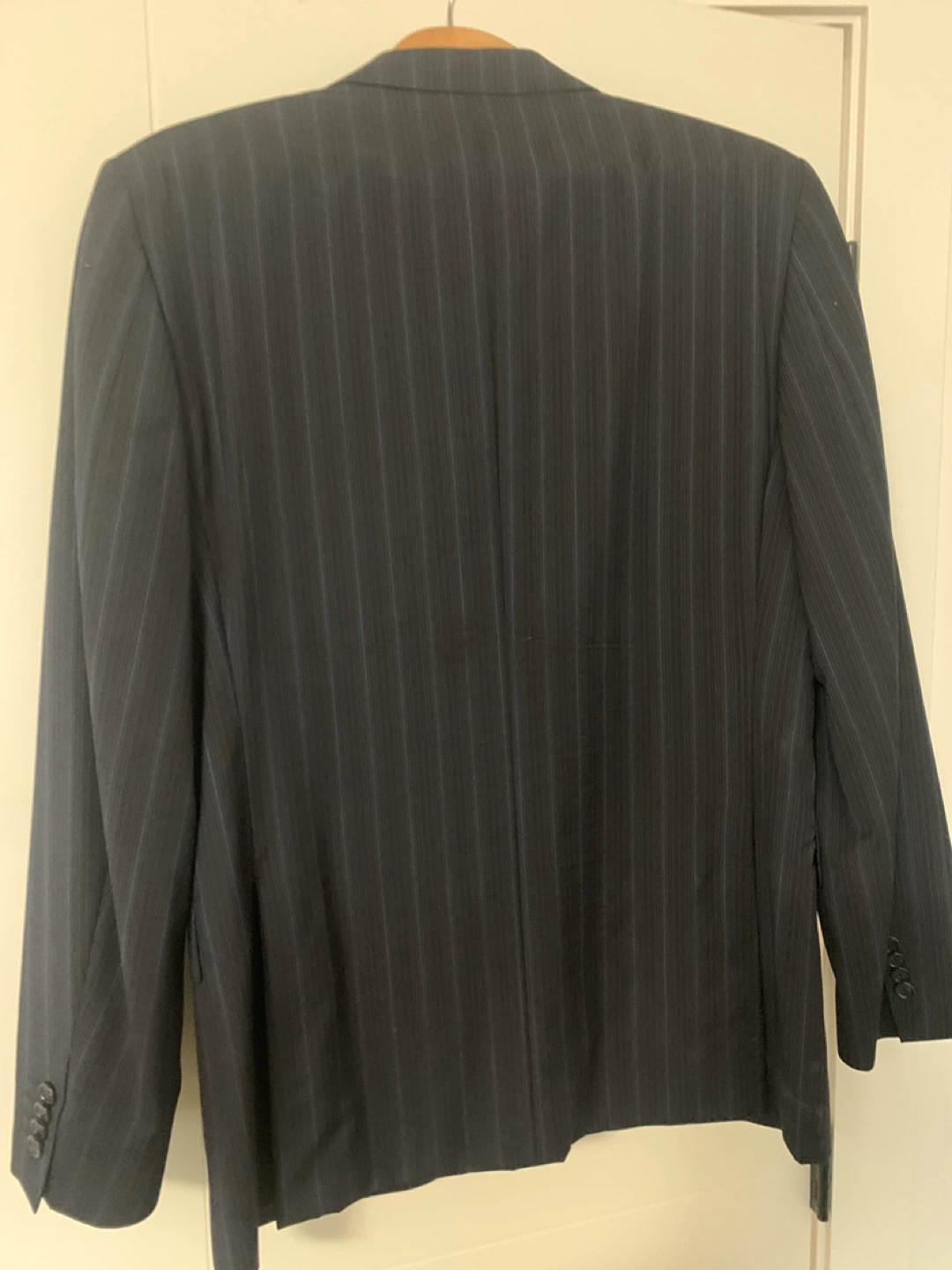Versace Men's Pinstripe Suit Jacket - photo 2