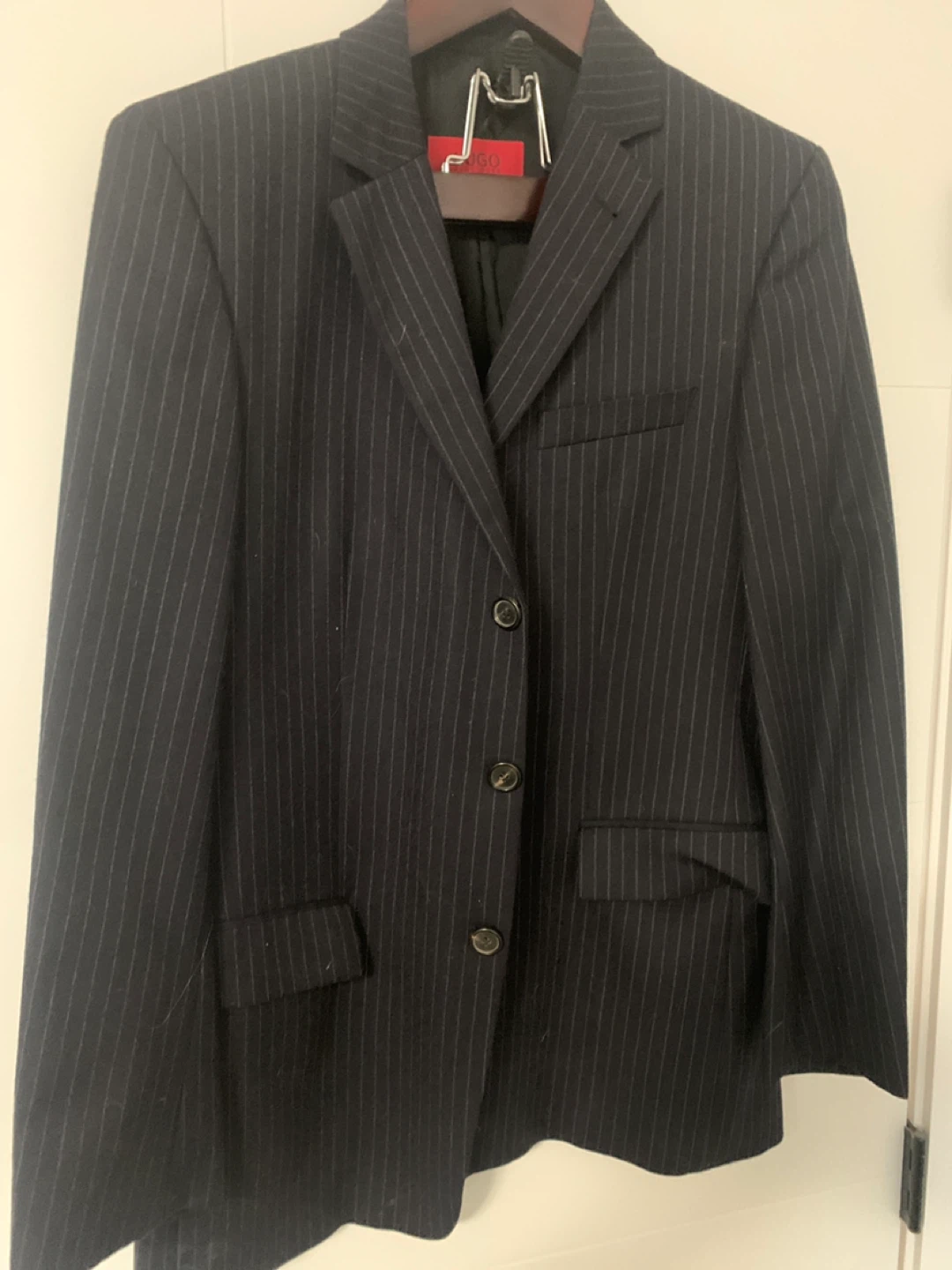 HUGO BOSS Pinstripe Suit Jacket