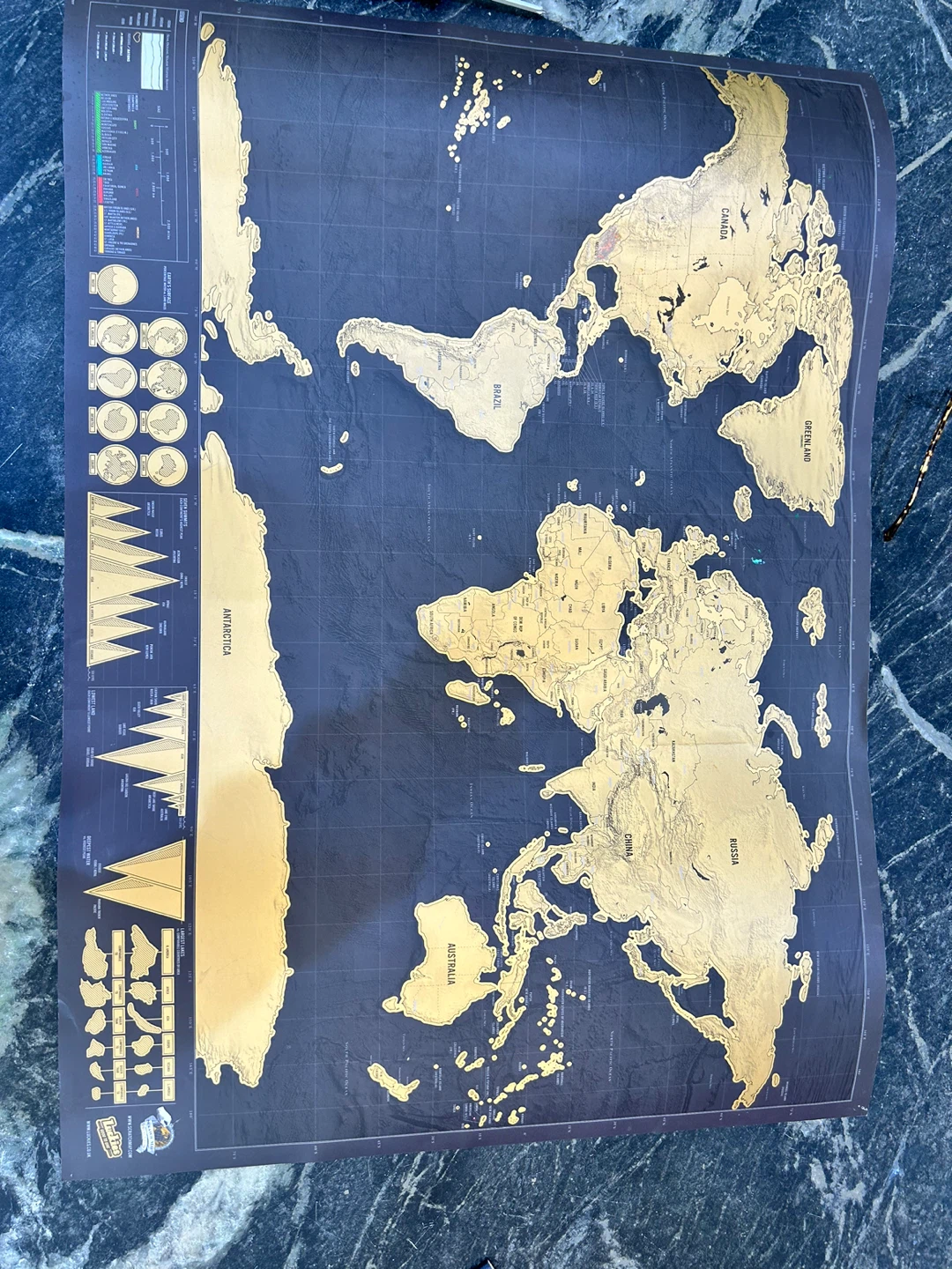 Luckies Deluxe Edition Scratch Map - photo 2