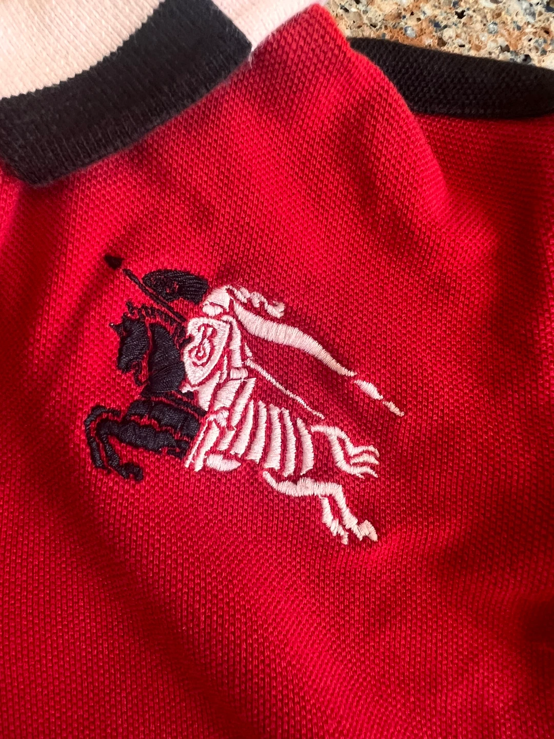 Original & authentic Burberry Children's Red Polo Shirt - photo 2