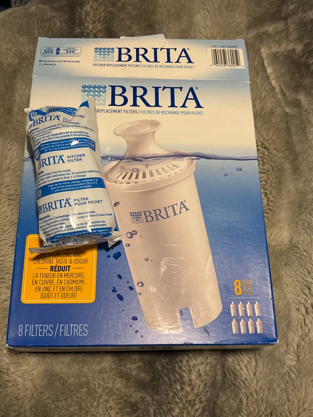 Brita Replacement Water Filters for Pitcher - 7 Filters