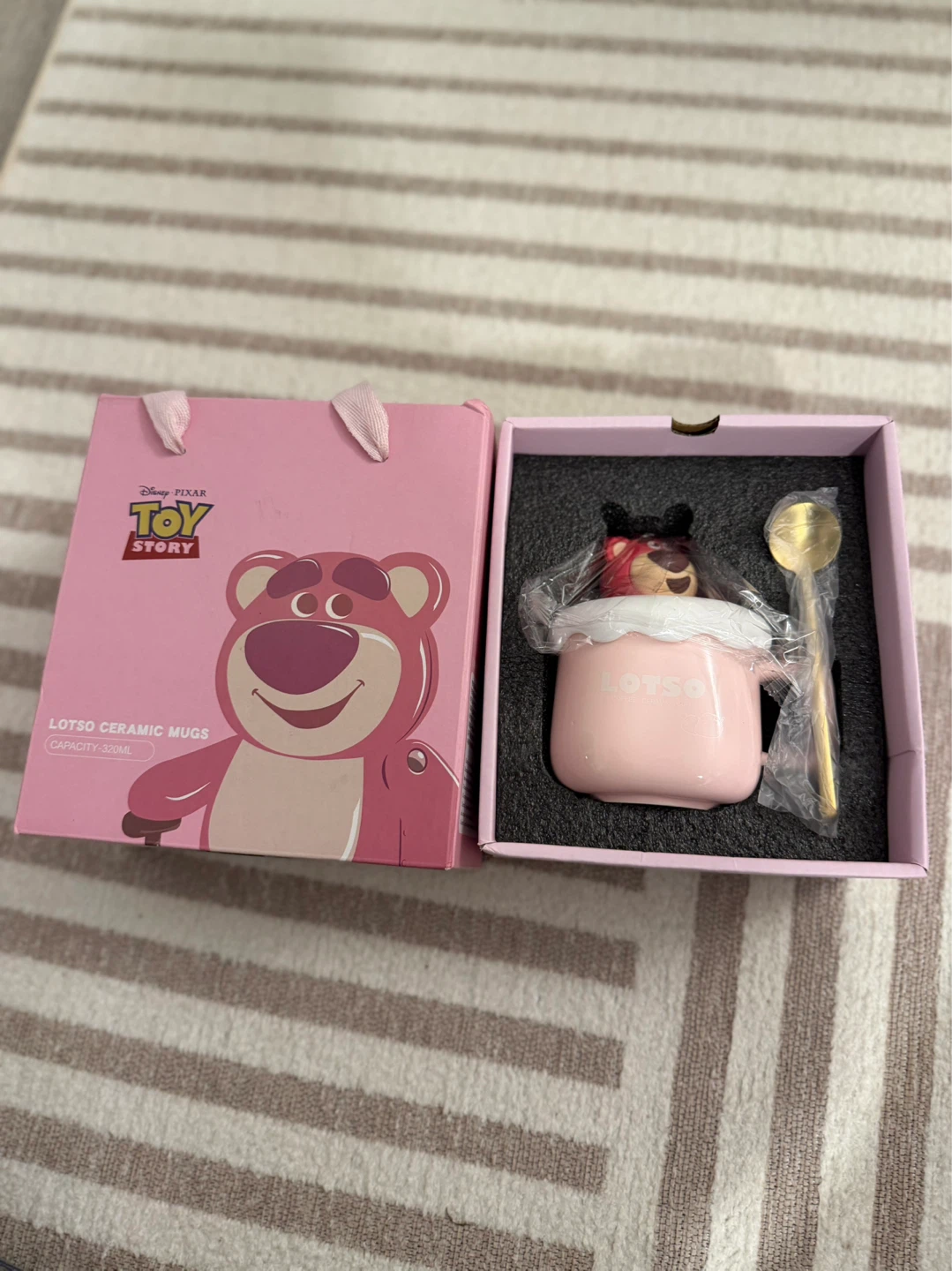Lotso Toy Story Ceramic Mug with Spoon(only 1 left !) - photo 2
