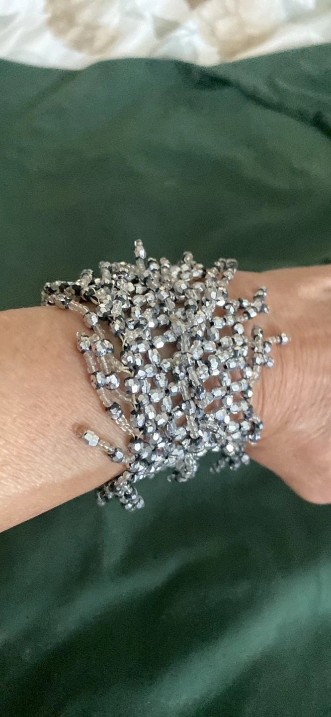 Silver Beaded Bracelet - photo 2