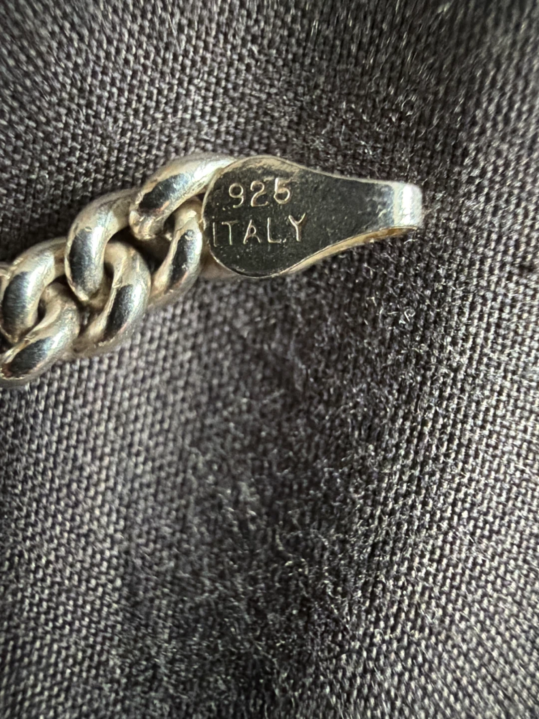 Silver 925 Chain Necklace - Made in Italy - photo 3