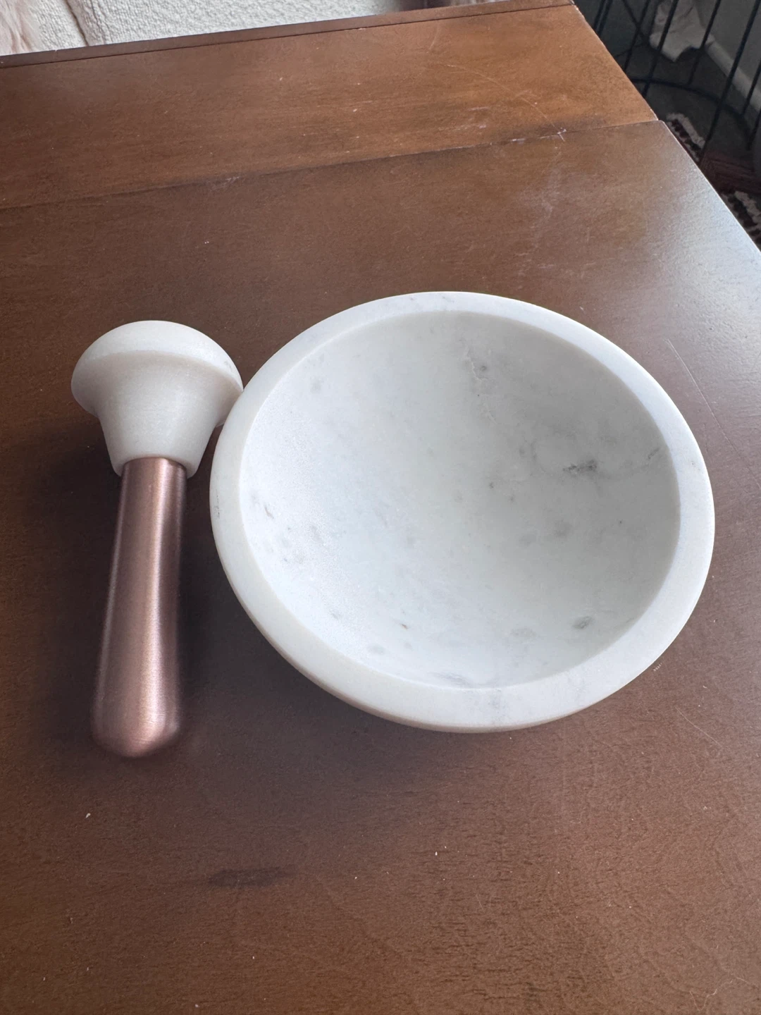 West Elm Marble Mortar and Pestle Set - photo 2