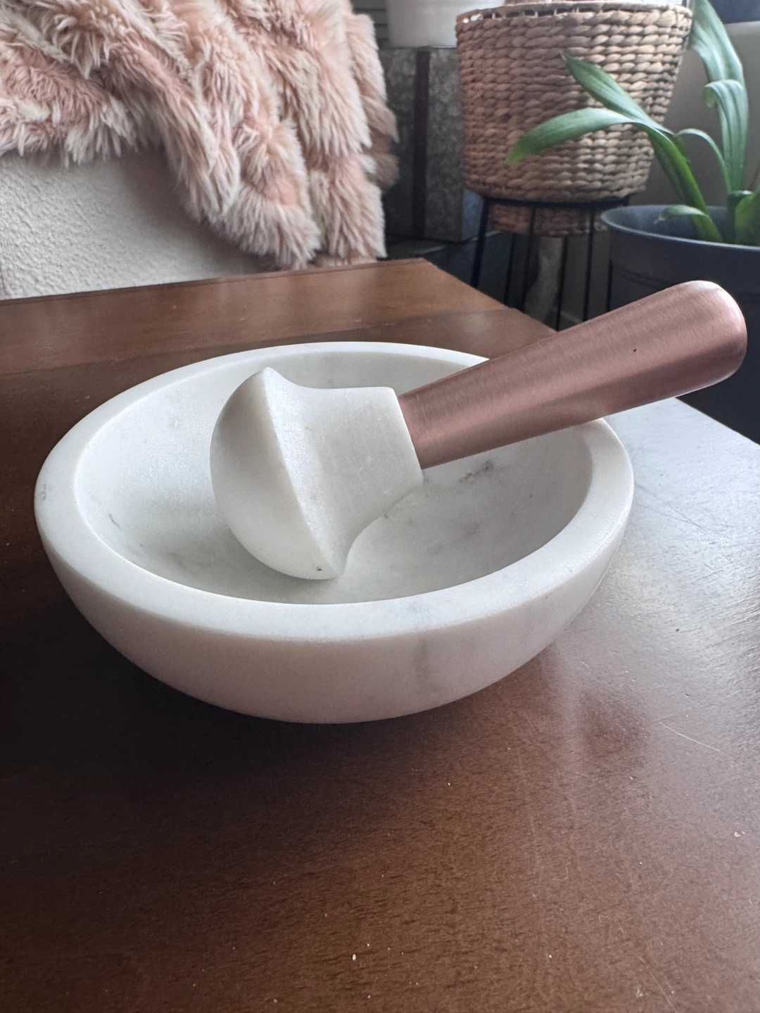 West Elm Marble Mortar and Pestle Set - photo 3