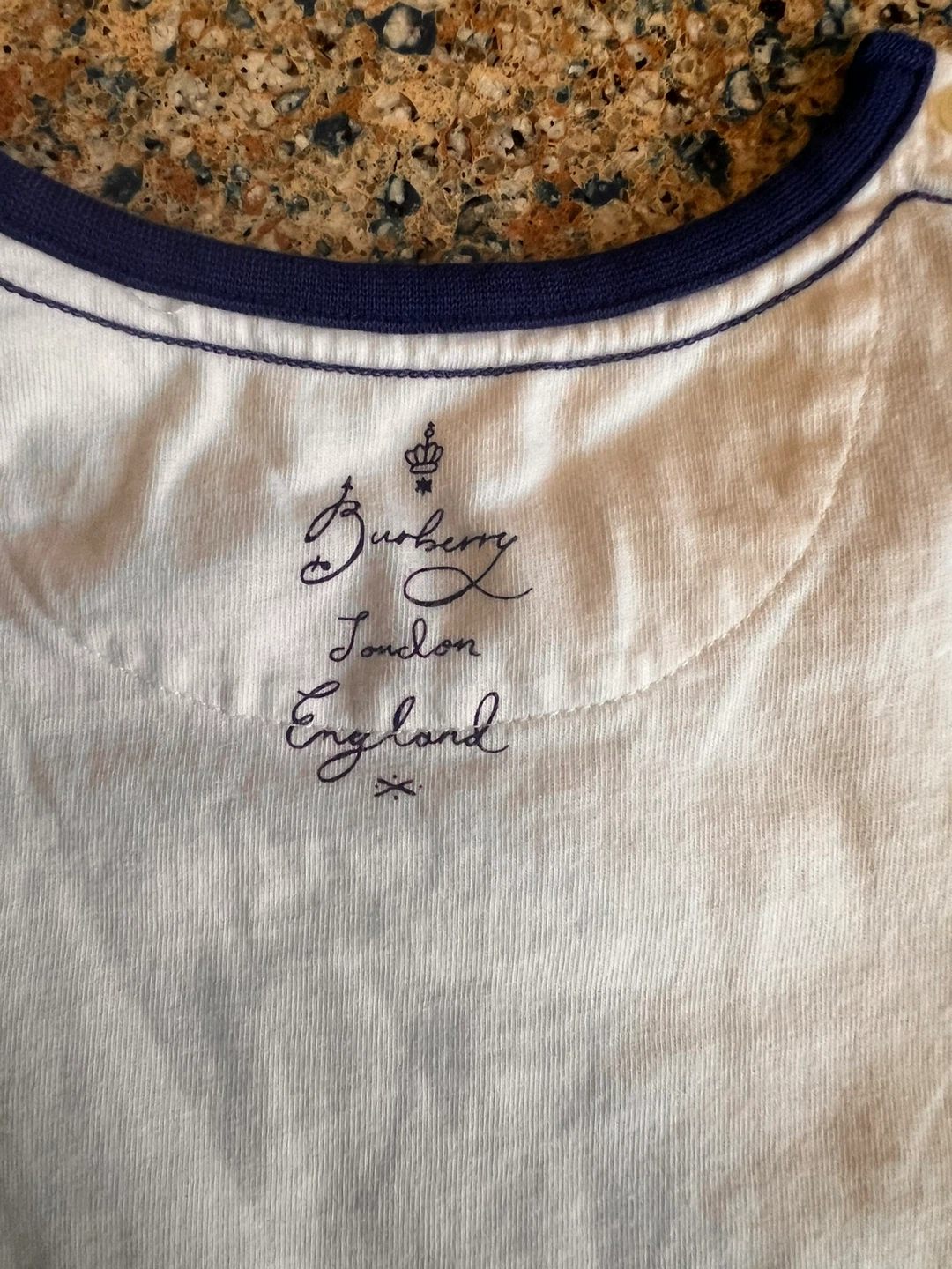Original & authentic Burberry White Cotton T- - photo 4