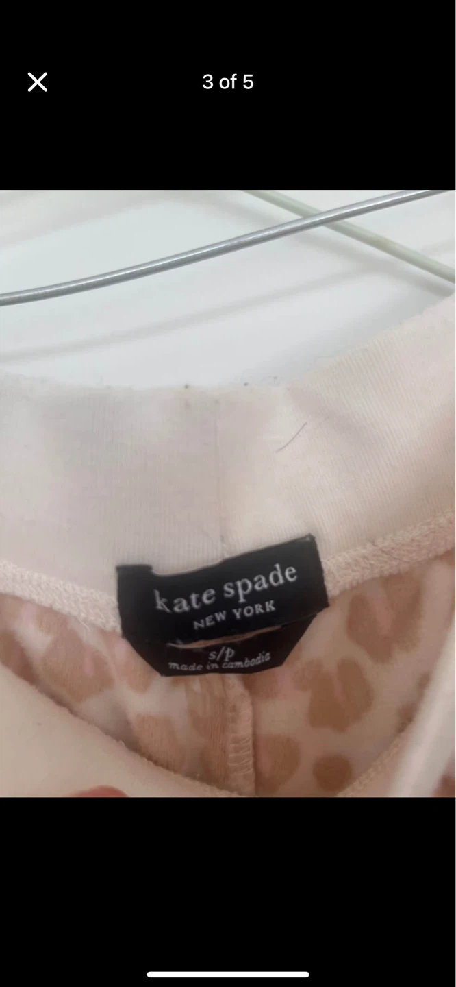 🥰Kate Spade Leopard Print Pajama Pants - Size S/P - photo 3
