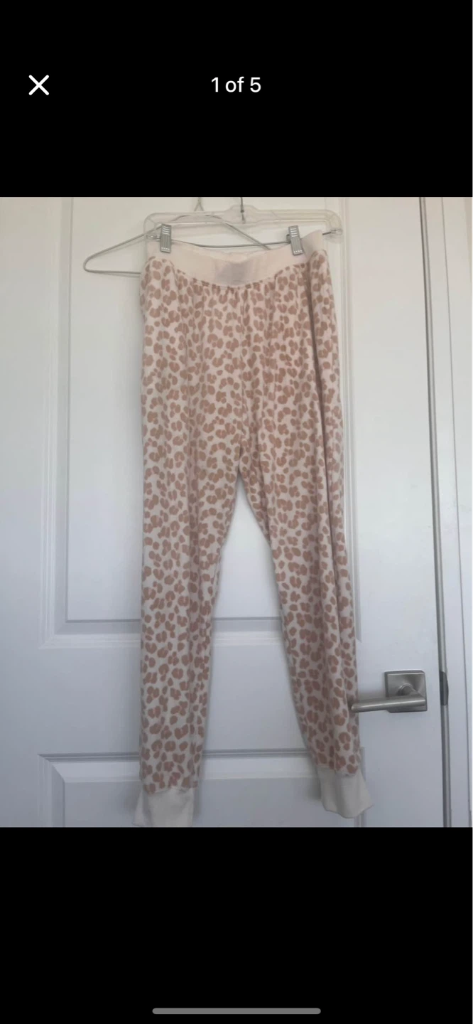 🥰Kate Spade Leopard Print Pajama Pants - Size S/P