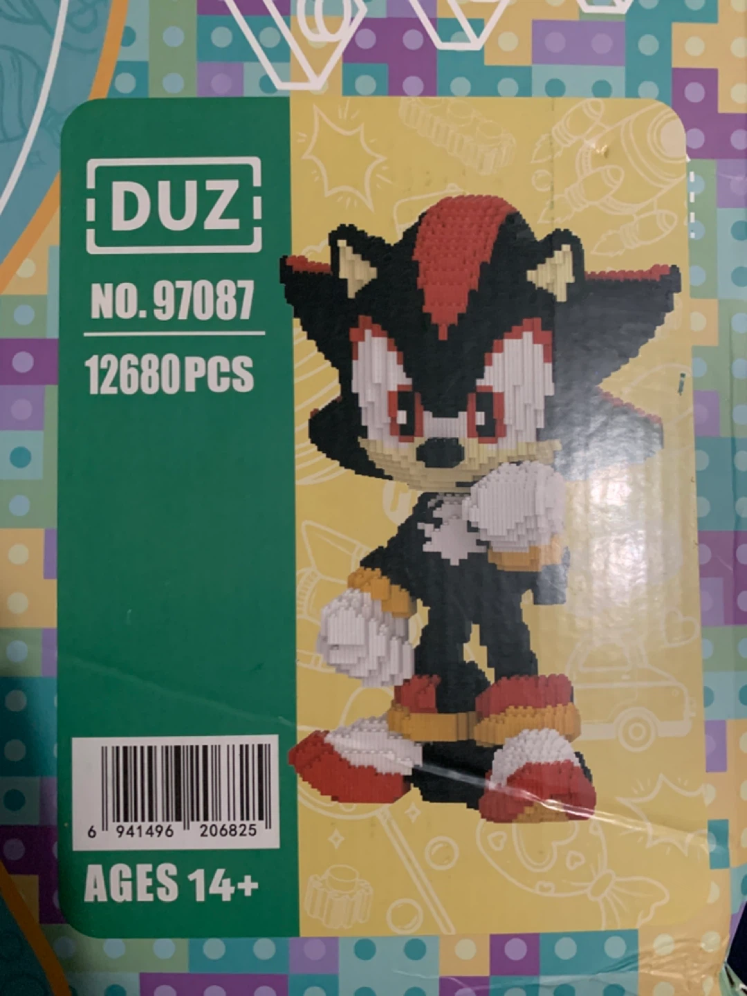 Cubi Toy Shadow the Hedgehog No. 97087 - 12680 Pieces - photo 2