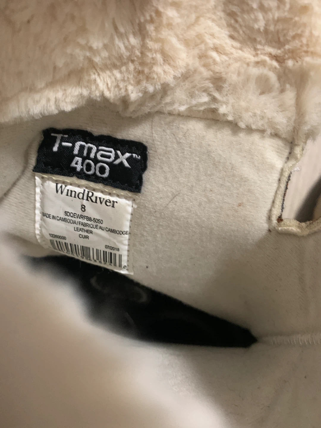WindRiver T-max 400 Winter Boots - Size 8 - photo 2