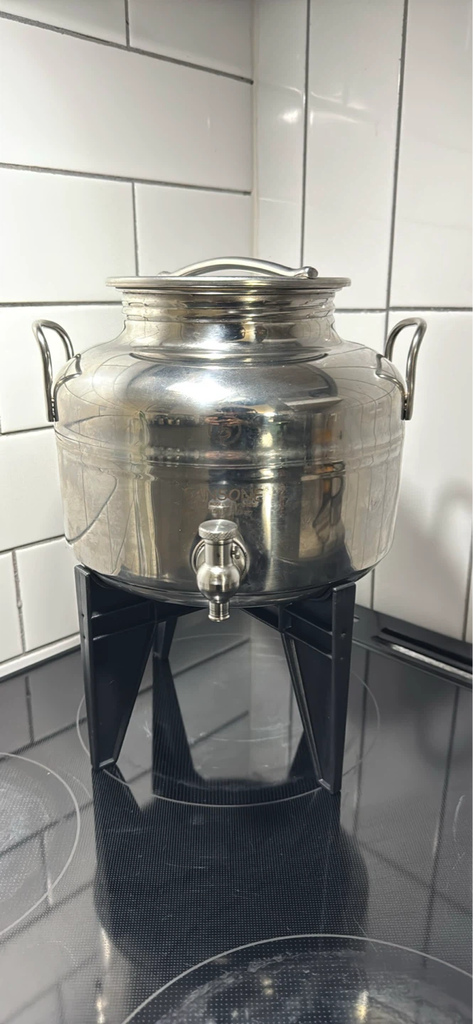 Sansone Jewel Water Jug/Dispenser 5L Stainless Steel with Spigot - photo 2