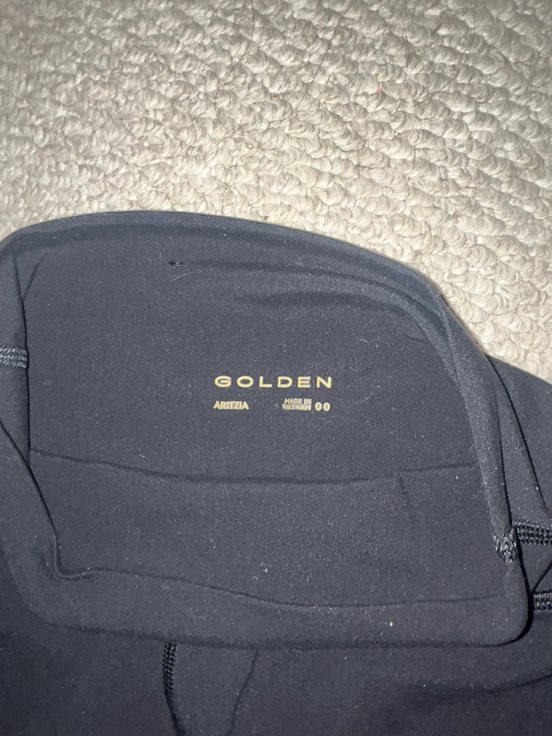 Aritzia Wilfred Golden Bike Shorts Black Size 00 - photo 3