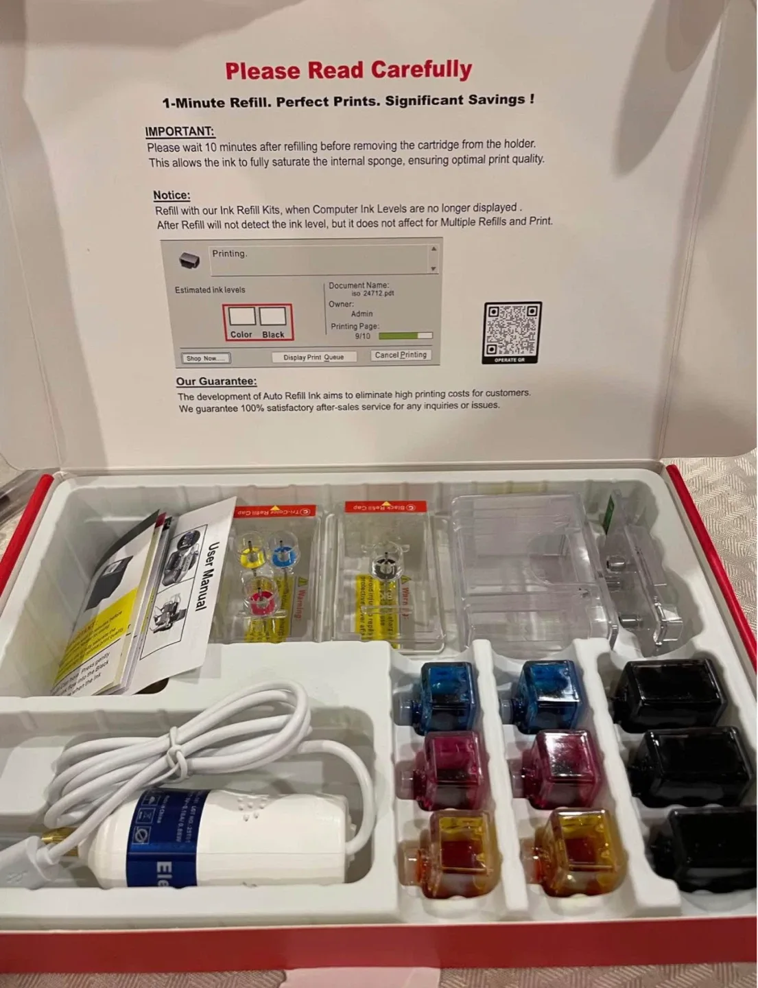 9 Piece 275XL/276XL Ink Refill Kit for Canon Pixma TS/TR Series - photo 2