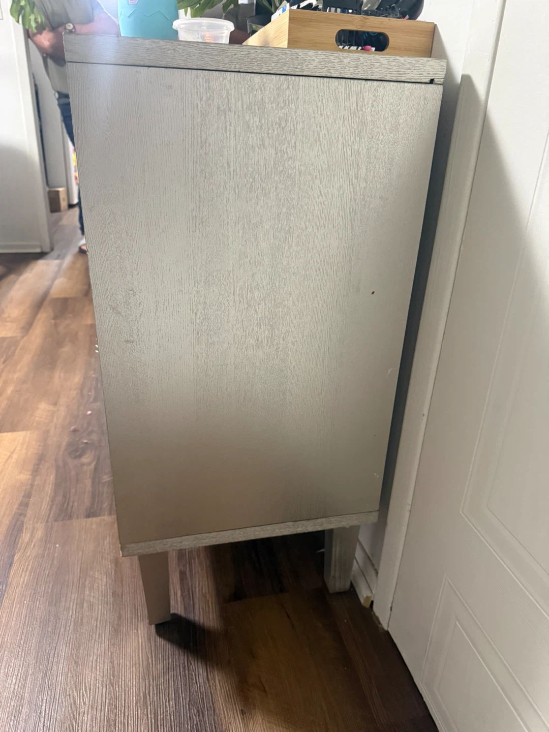 Silver 4-Door Accent Cabinet - photo 2