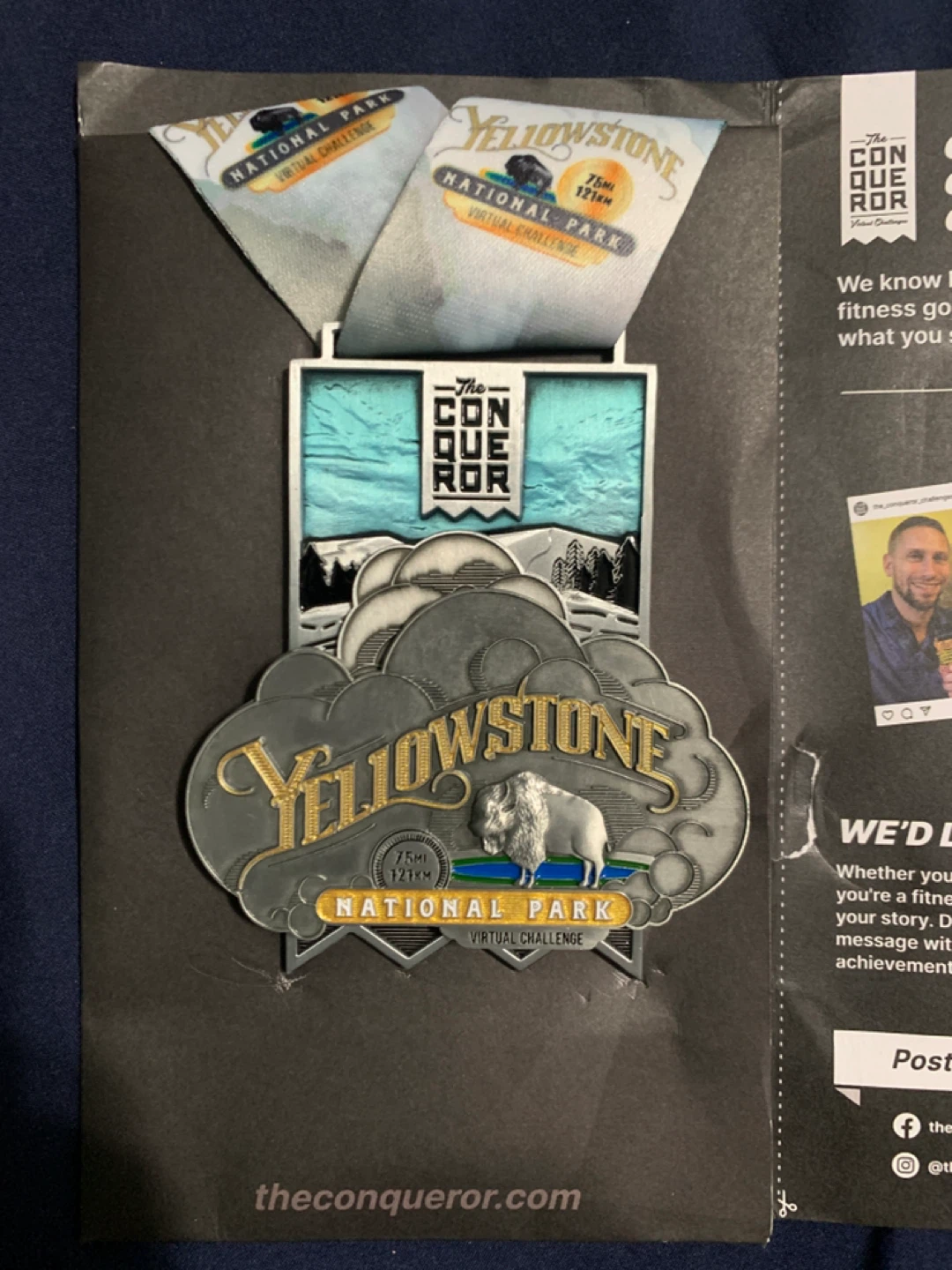 The Conqueror Virtual Challenge Yellowstone National Park