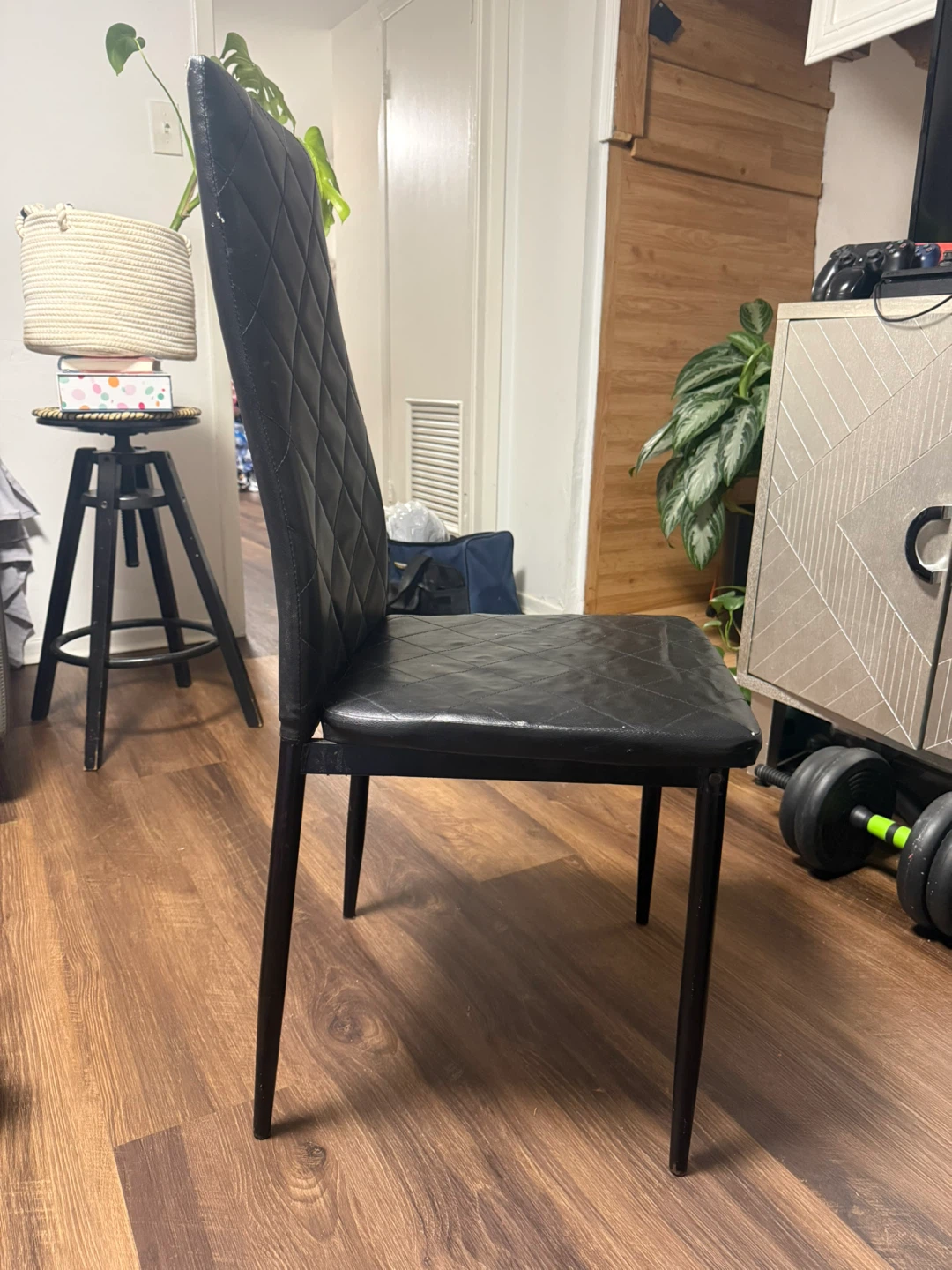 Black Dining table with 3 Chair - photo 3