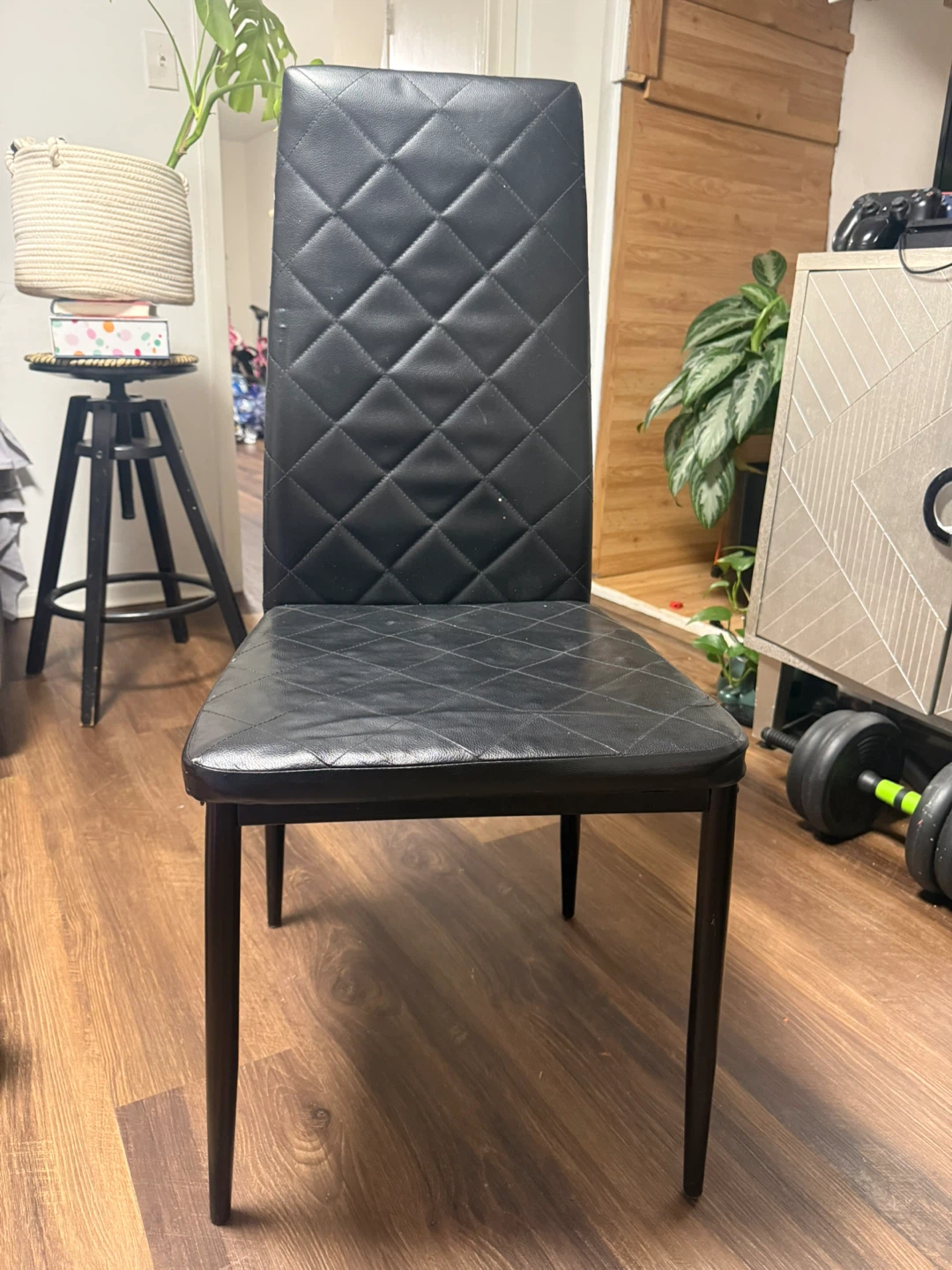 Black Dining table with 3 Chair - photo 2