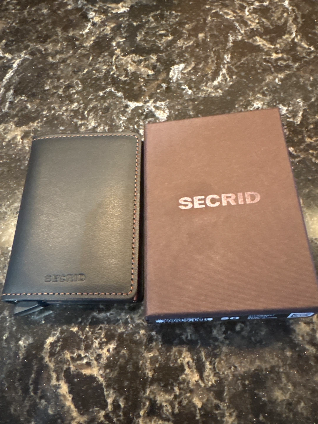 Secrid Leather Wallet with Box