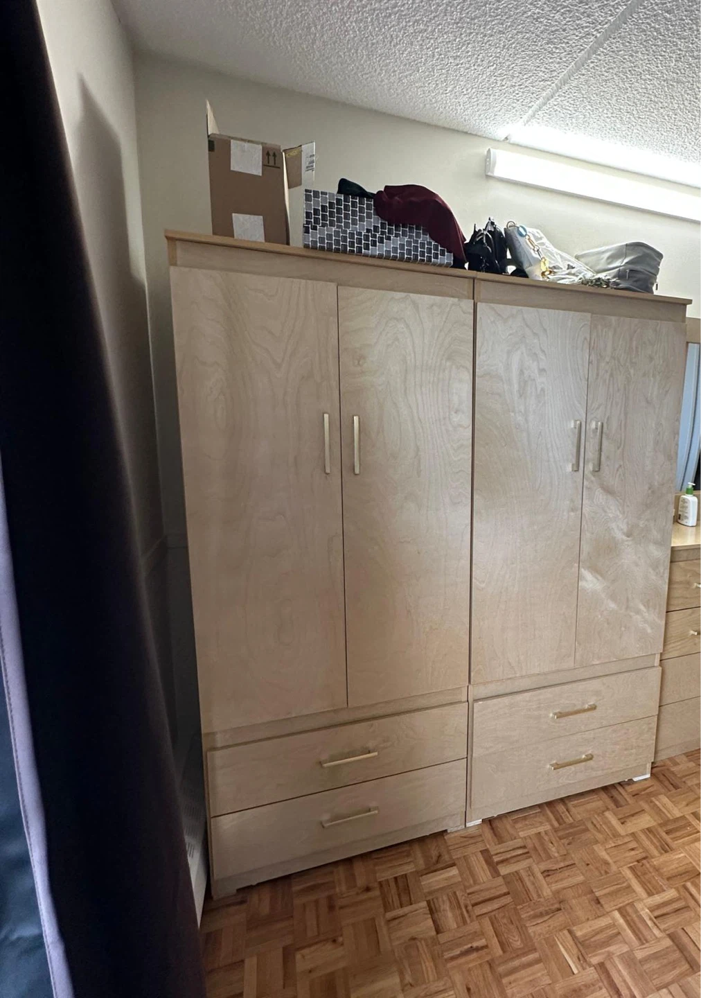 Two cupboards moving out sale