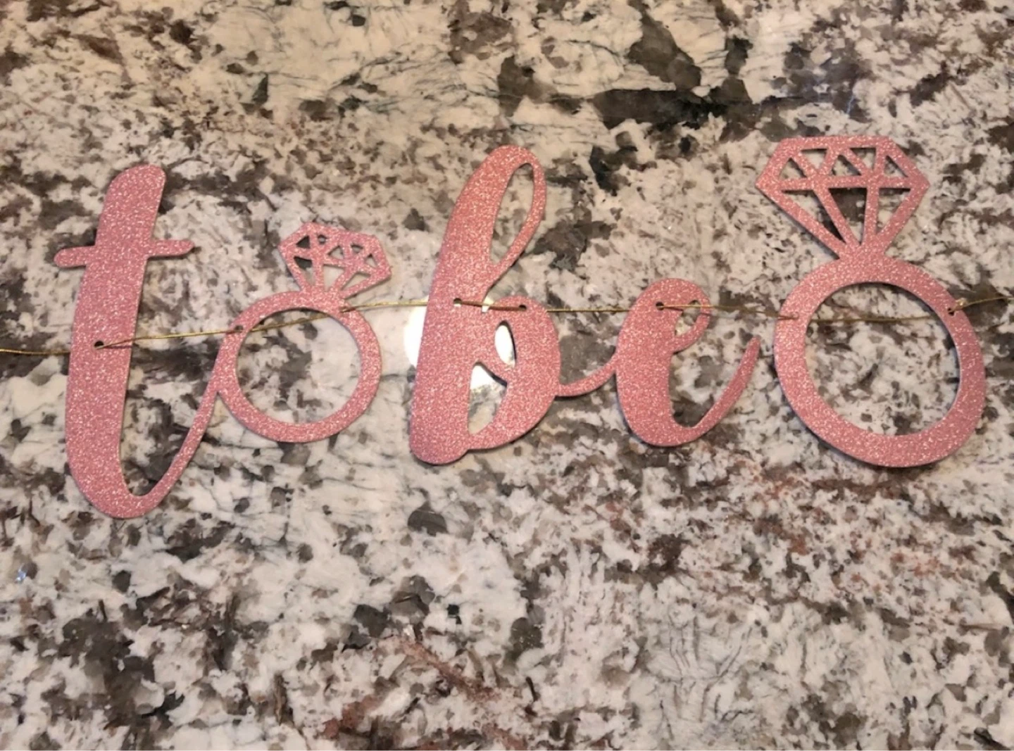Future Mrs Cake Topper & To Be Banner Set - photo 5