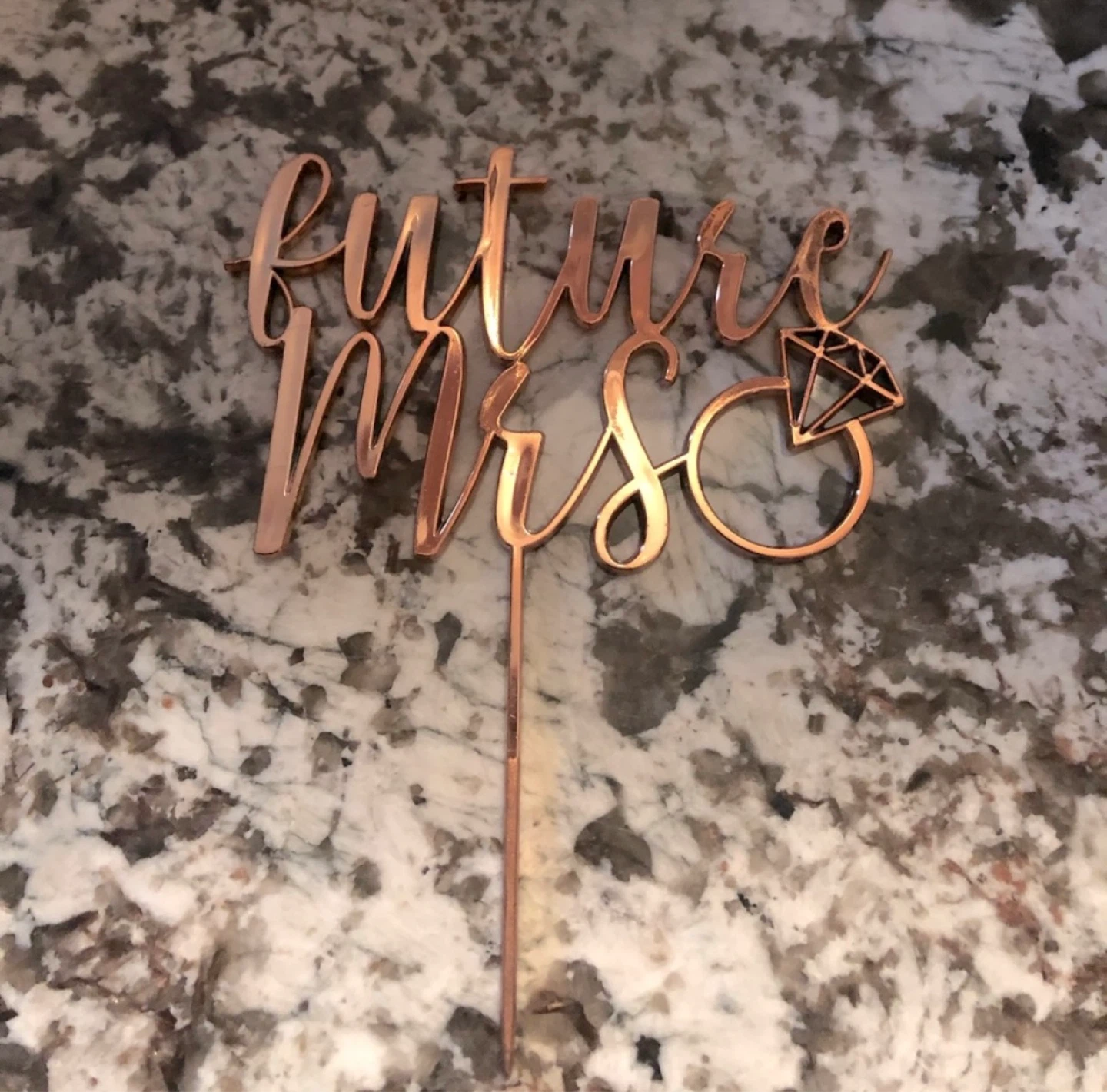 Future Mrs Cake Topper & To Be Banner Set