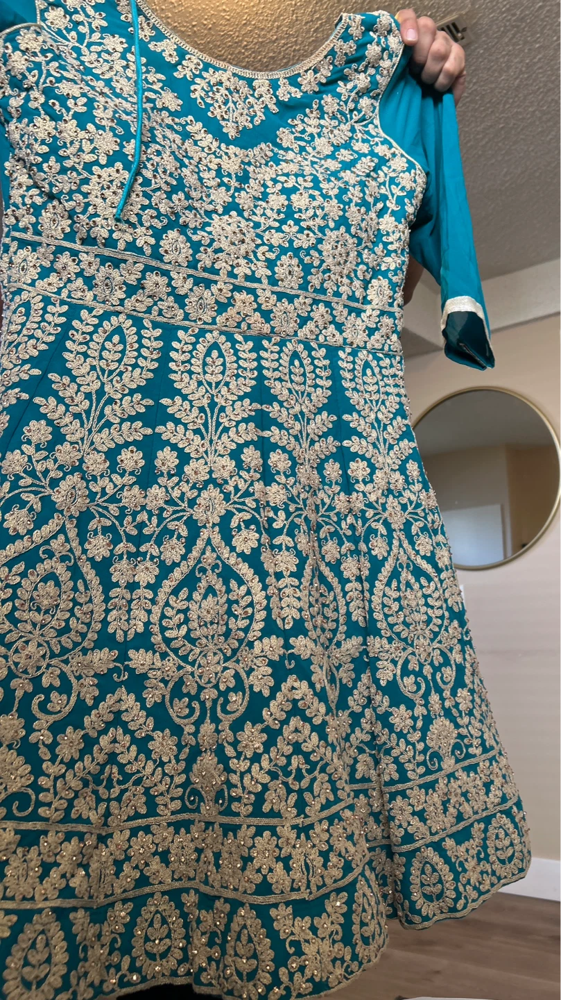 Short frock with sharara - photo 3