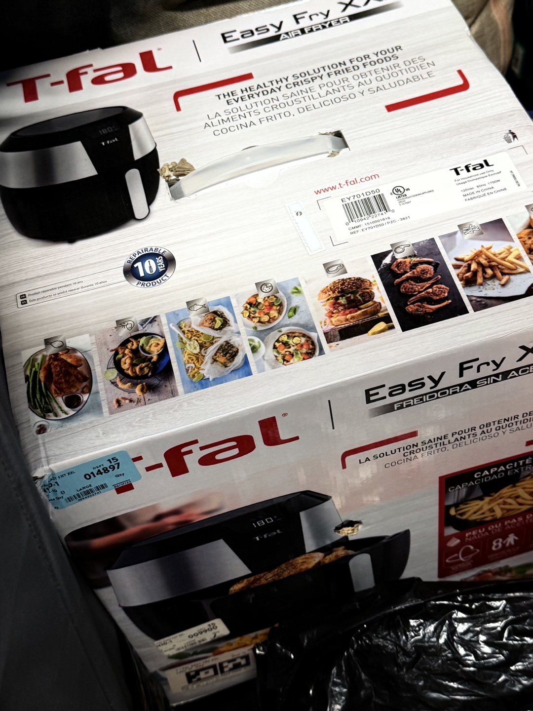 T-fal Easy Fry XXL Air Fryer (unopened) - photo 2