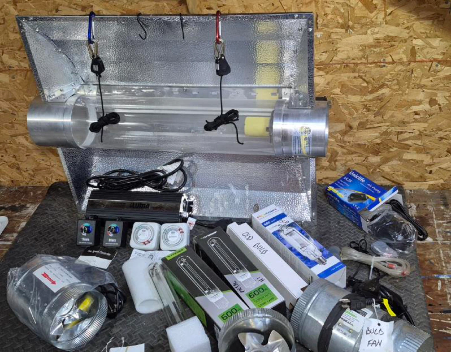 LUMii Grow Tent Kit with Ballast, Timers, Fan Controllers & More - photo 3