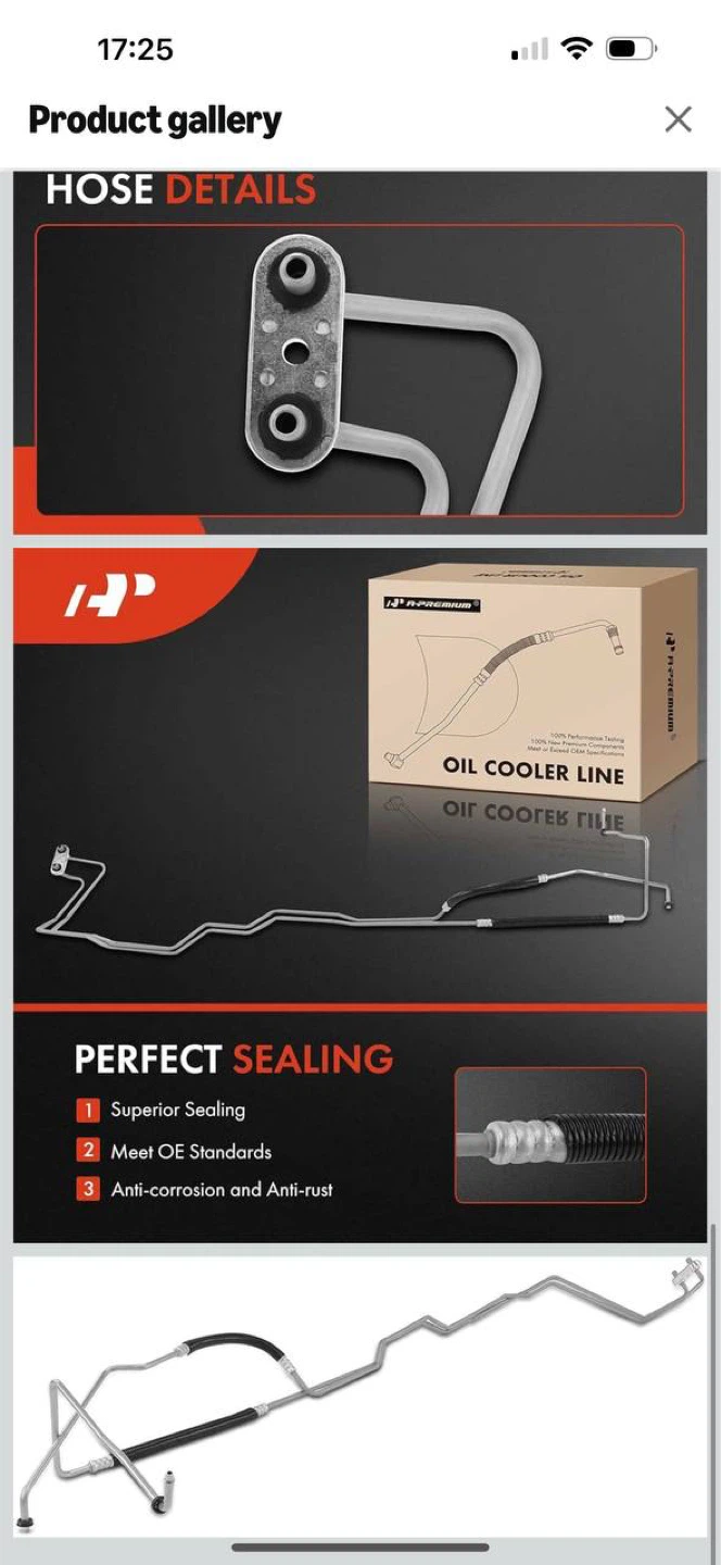 Transmission Oil Cooler Line Hose – Chevrolet Express / GMC - photo 4