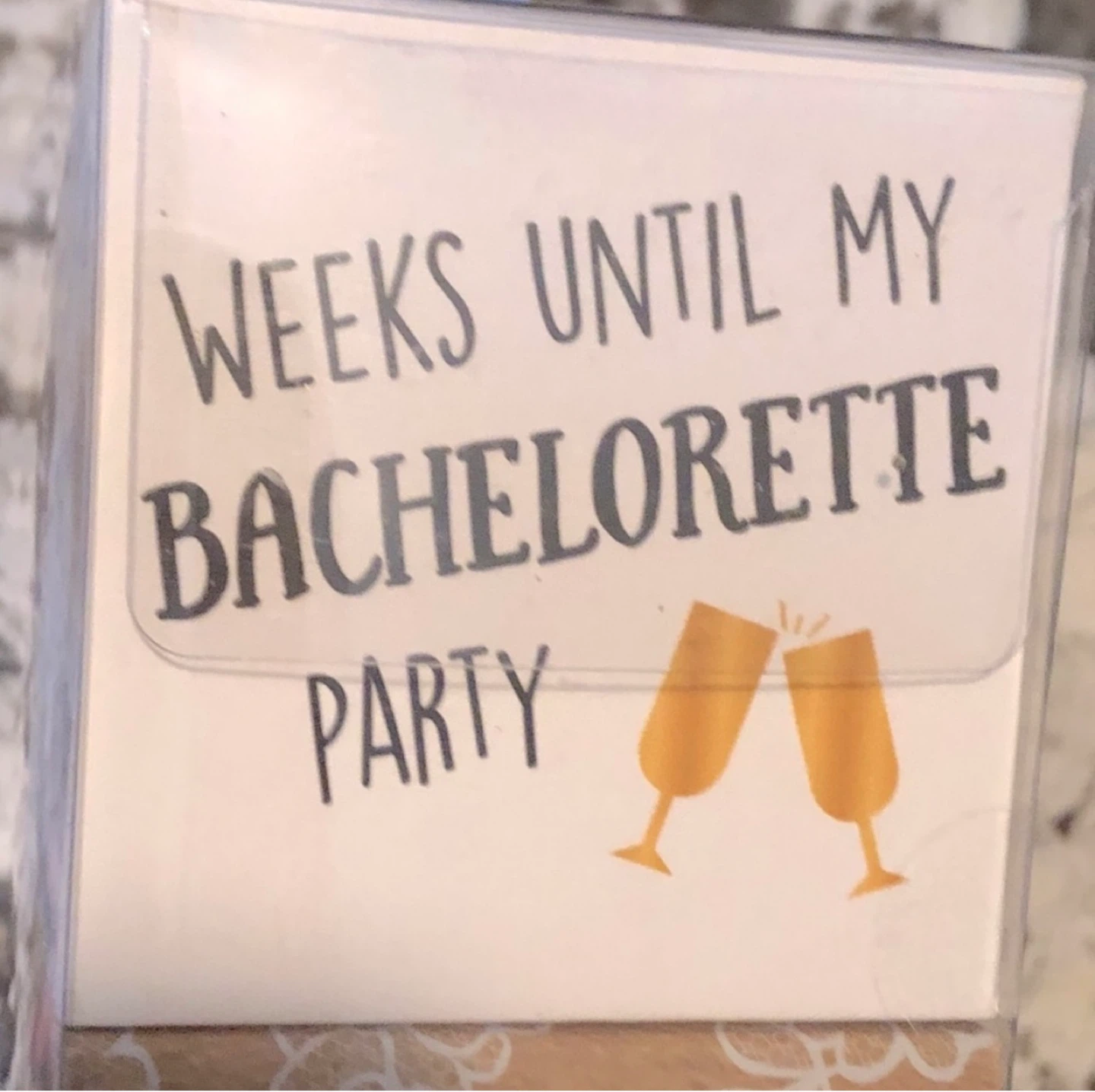 Kate & Milo Wedding Countdown Blocks and Bachelorette Items - photo 3