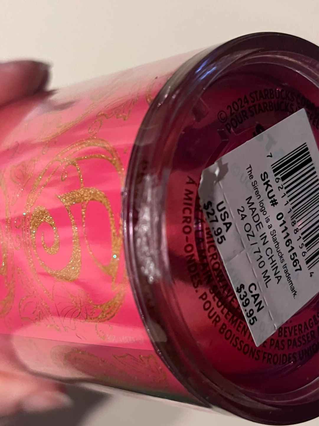 Starbucks X Wicked  24 oz Glinda Coldcup - photo 2