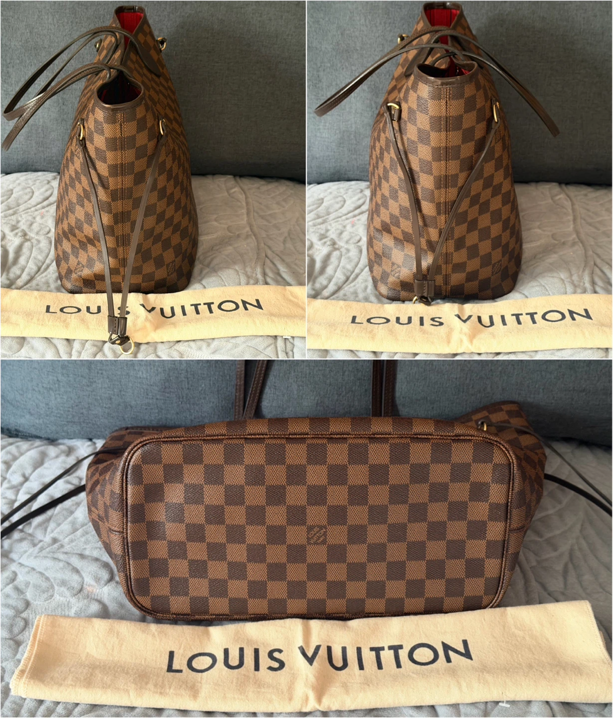 Louis Vuitton Damier Ebene Neverfull MM Tote Bag - photo 2