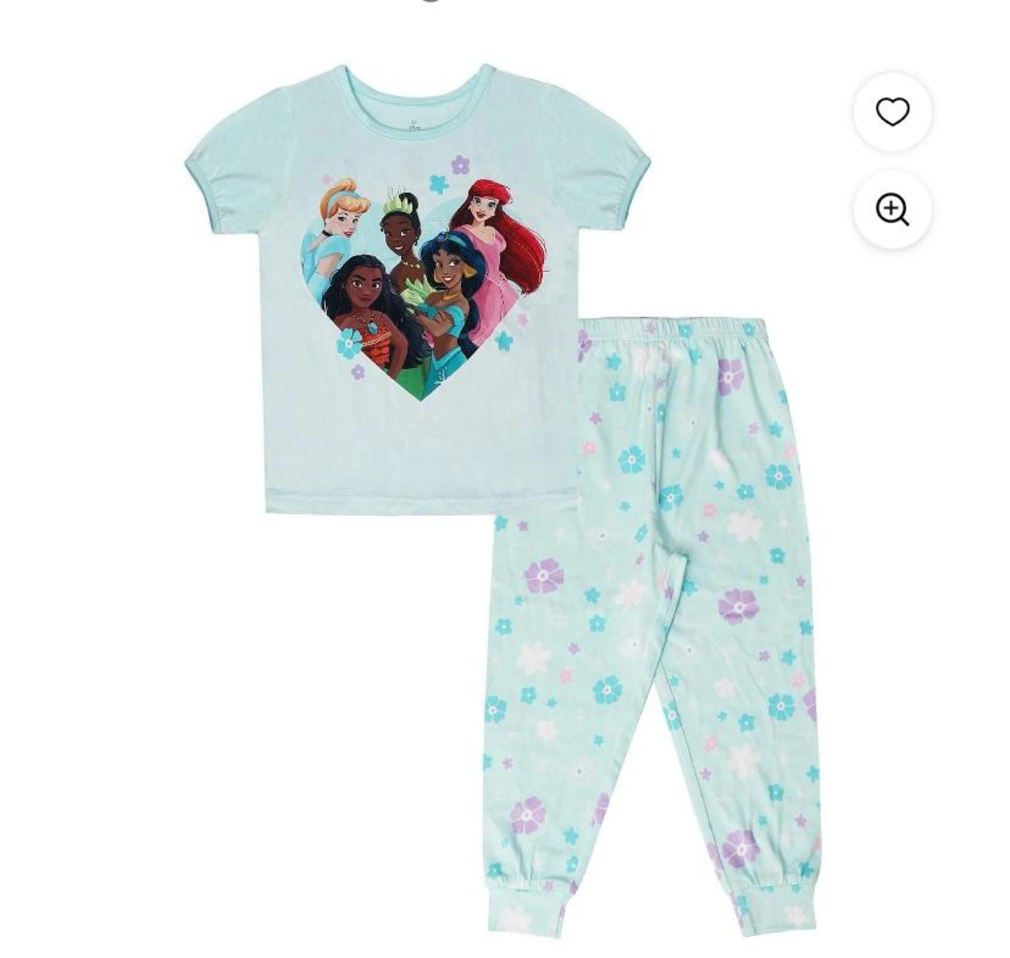 Girls Disney Princess Pajamas - Size 2T