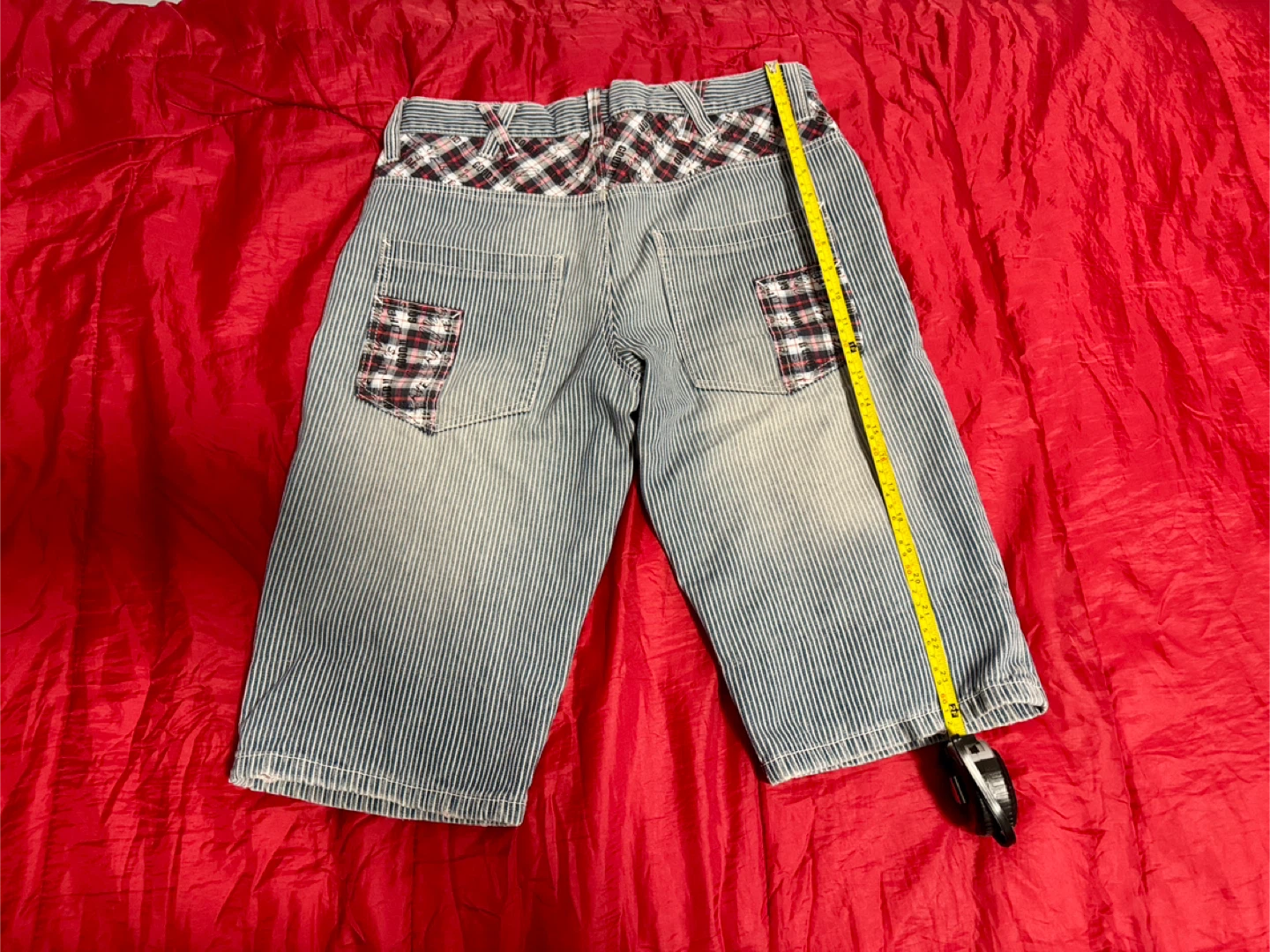 ADAPT DESIGN Pinstripe Denim Shorts32x24 - photo 3