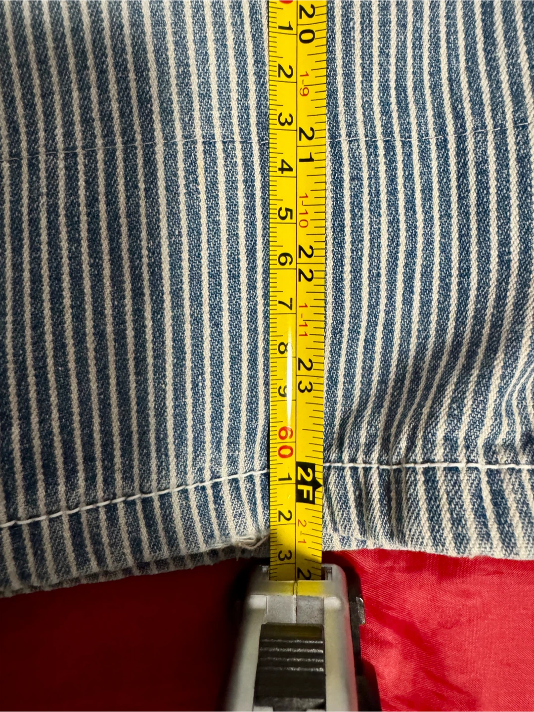 ADAPT DESIGN Pinstripe Denim Shorts32x24 - photo 4
