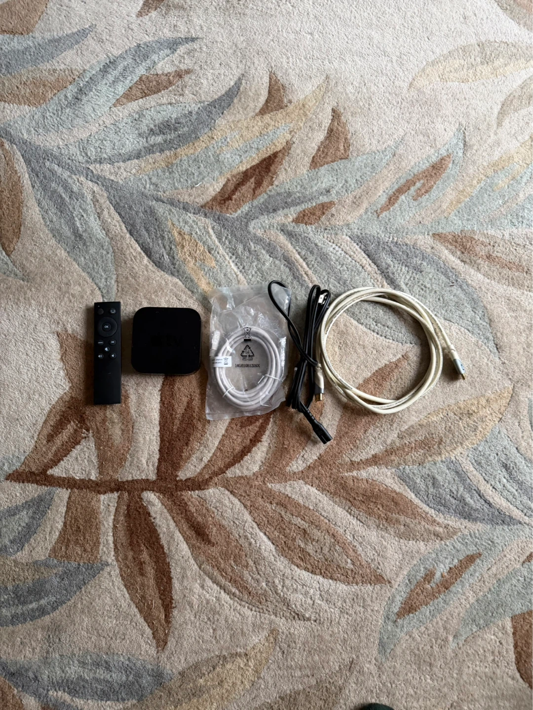 Apple TV 3rd Gen A1427 Remote HDMI Ethernet Full Set
