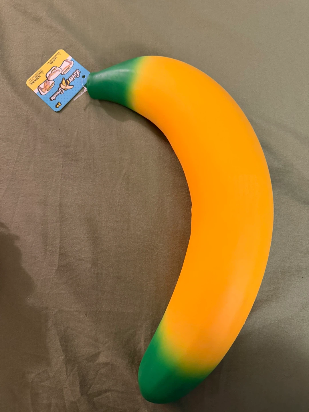 Squishy Banana Toy - Lightly Squashed