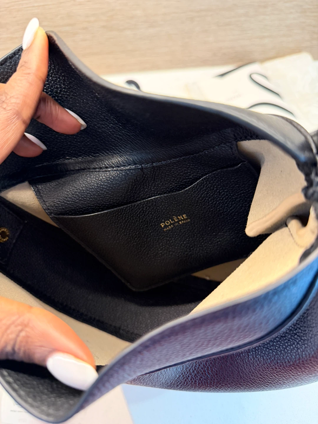 Polène Black Leather Bag - photo 5