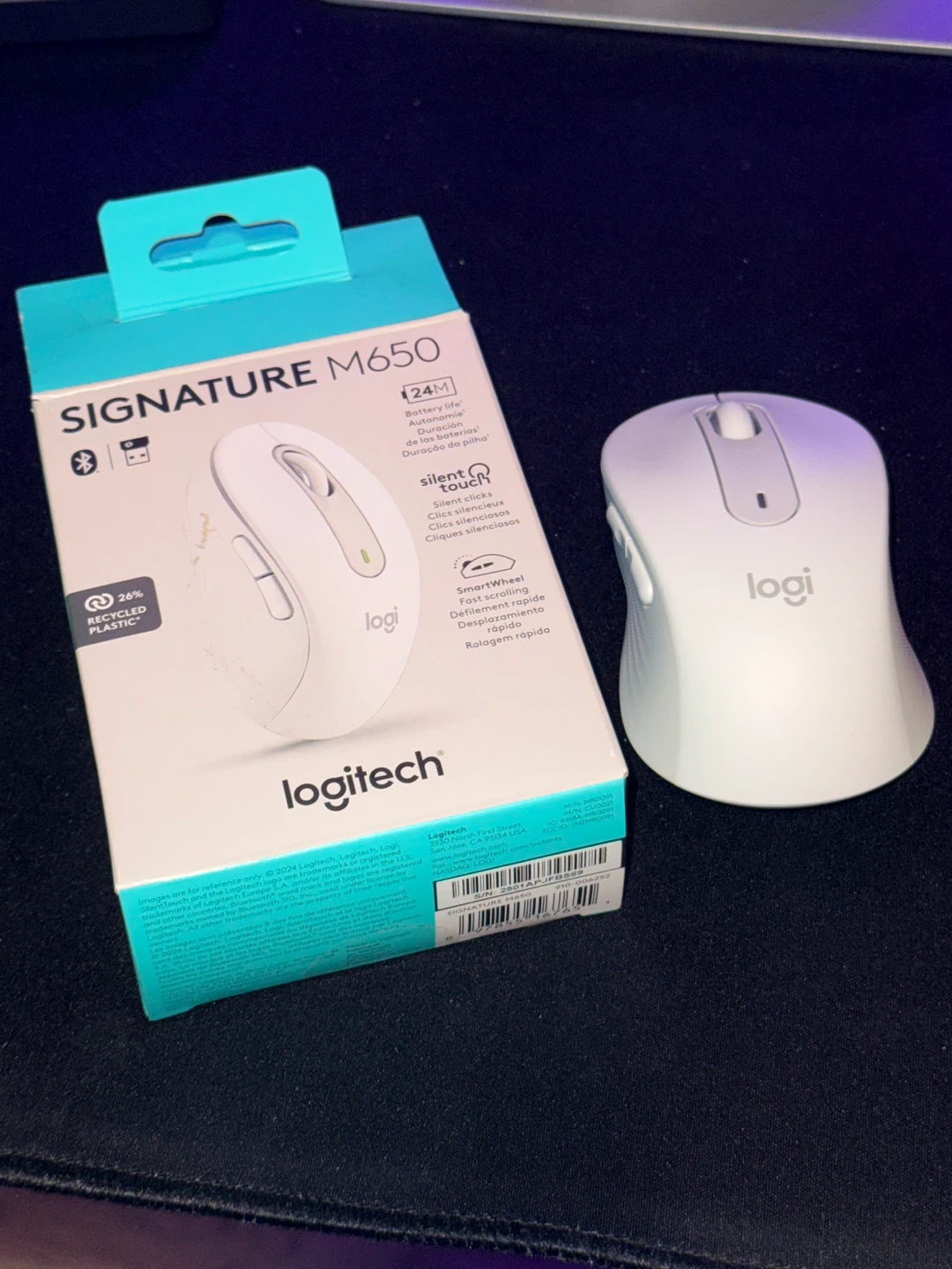 Logitech Signature M650 Wireless Mouse - White - photo 3